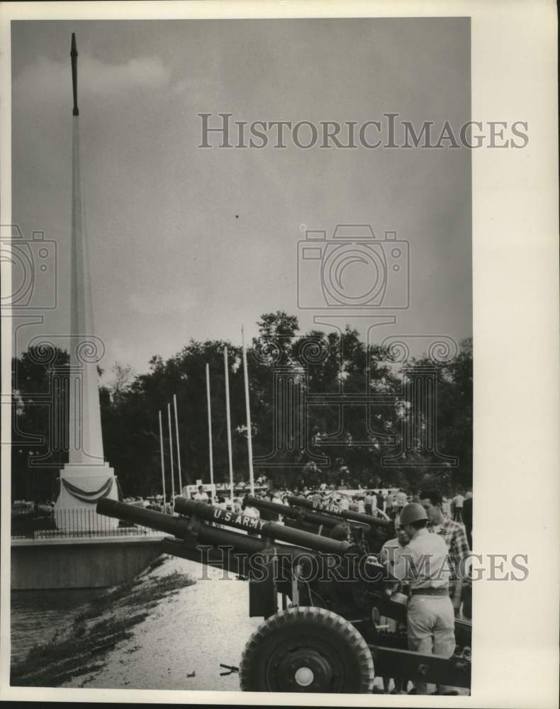 1967 Press Photo Fort Jackson, De la Salle Event with U.S. Army - Historic Images