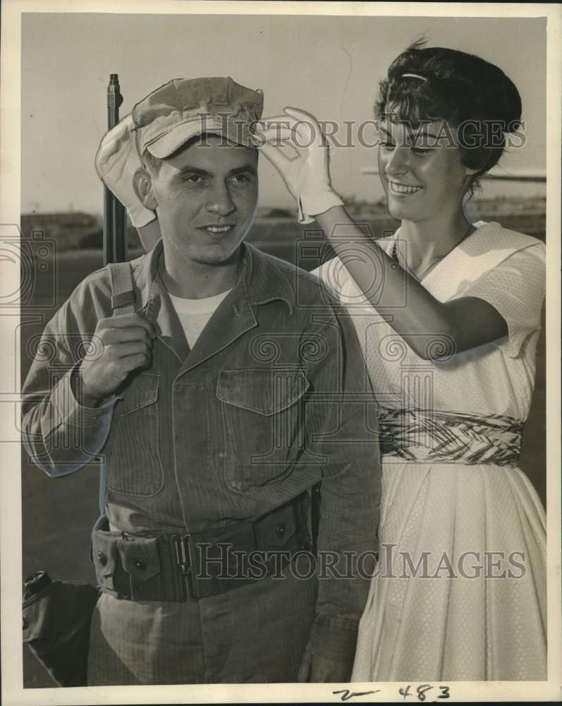 1960 Marine Reservist PFC Jules F. Dennies III and Susan Marshall-Historic Images