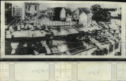 1966 Civilian Nguyen Thiep Street bombed & strafed by U.S. aircraft-Historic Images