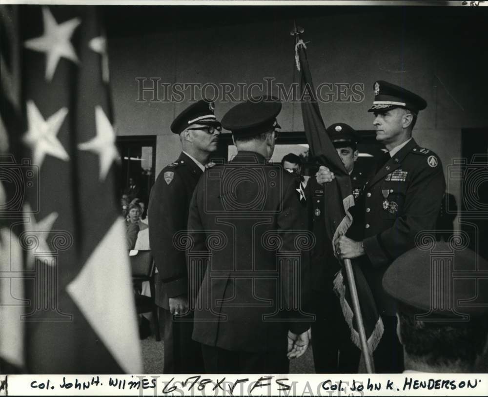 1978 Press Photo Colonel John Wilmes, U.S. Army Military Traffic Command - Historic Images