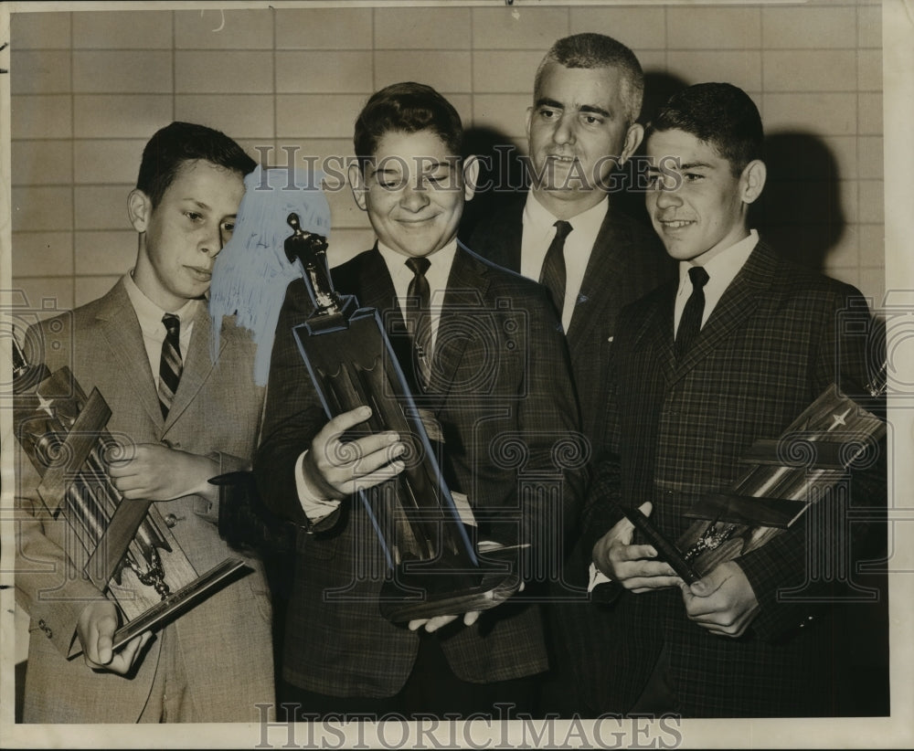 1964 Student Edward Boos wins the zone oratorical contest - Historic Images