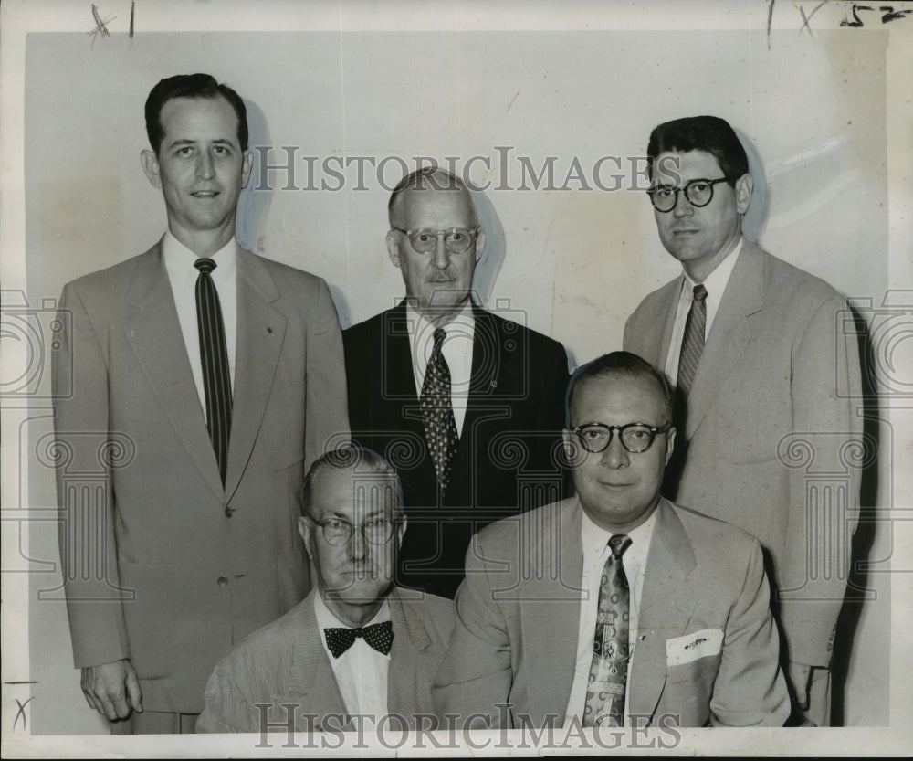 1955 Press Photo Magazine Lions Club Officers - noo00335-Historic Images