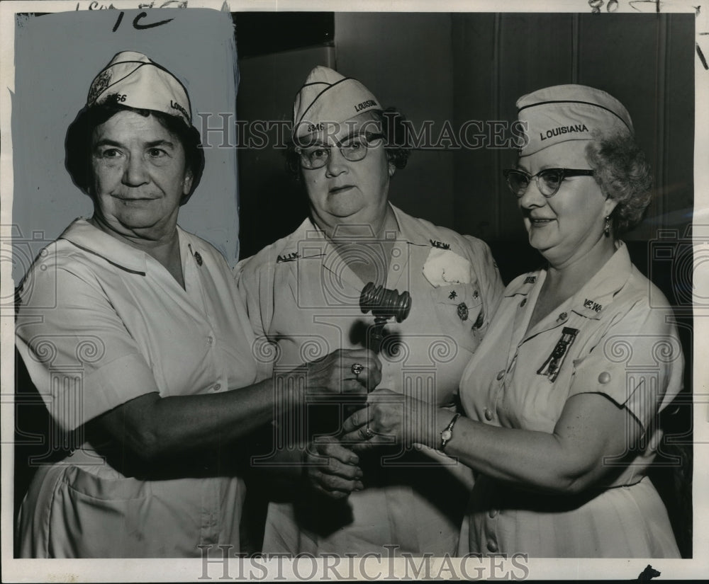 1964 Press Photo Ladies Auxiliary of the Veterans of Foreign Wars new officers-Historic Images