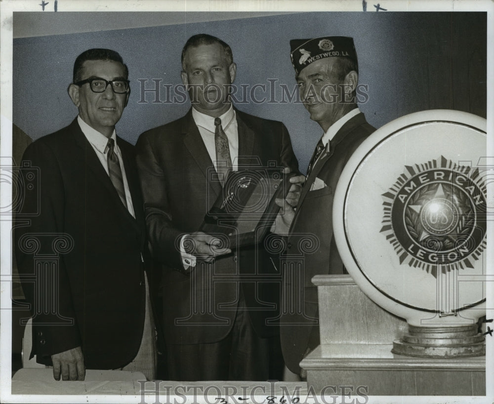 1968 Press Photo Veterans of the West Bank during the American Legion awards-Historic Images