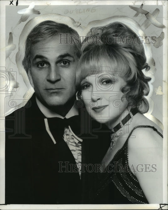 1975 Press Photo Signer-comedienne Edie Adams & her jazz husband, Pete Candoli - Historic Images