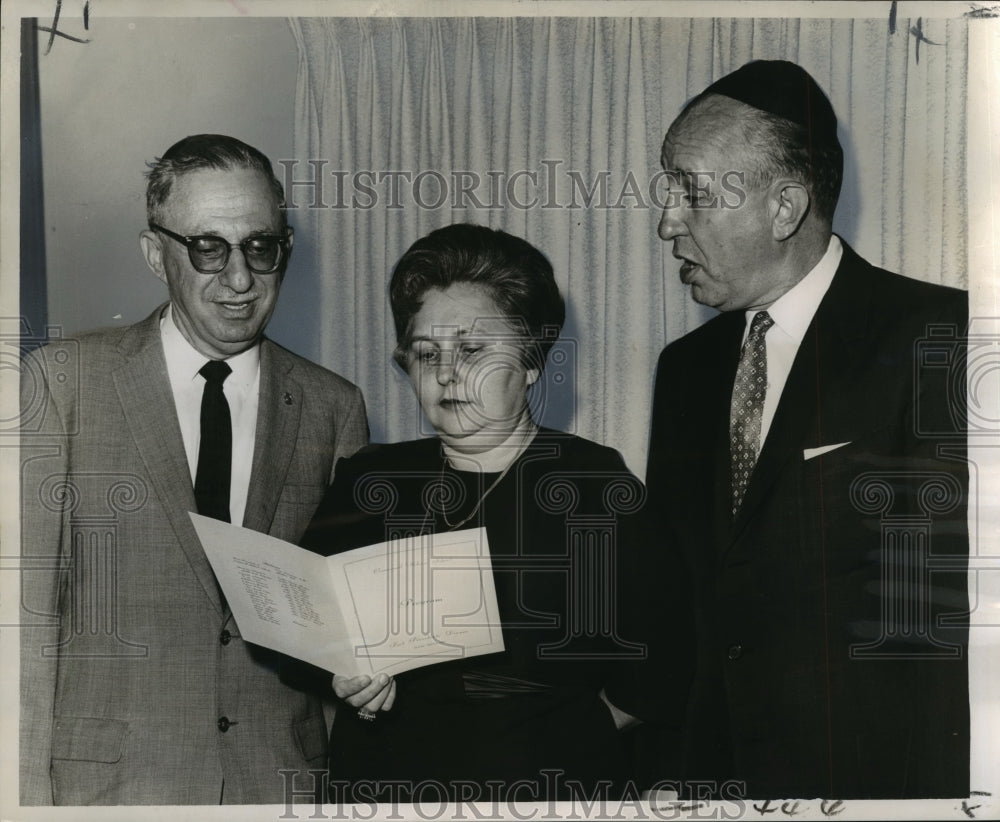 1962 Guests at Communal Hebrew School Past Presidents Dinner - Historic Images