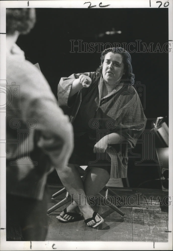 1964 Opera Director Sarah Caldwell in Opera Company in Boston - Historic Images