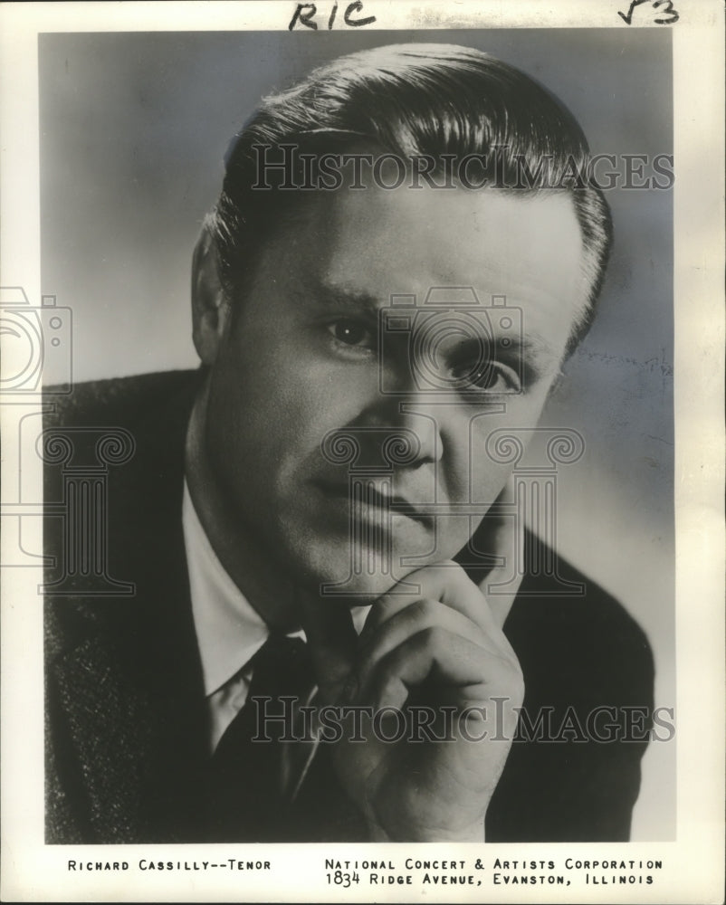 1963 Press Photo Tenor Richard Cassilly, Musician - Historic Images