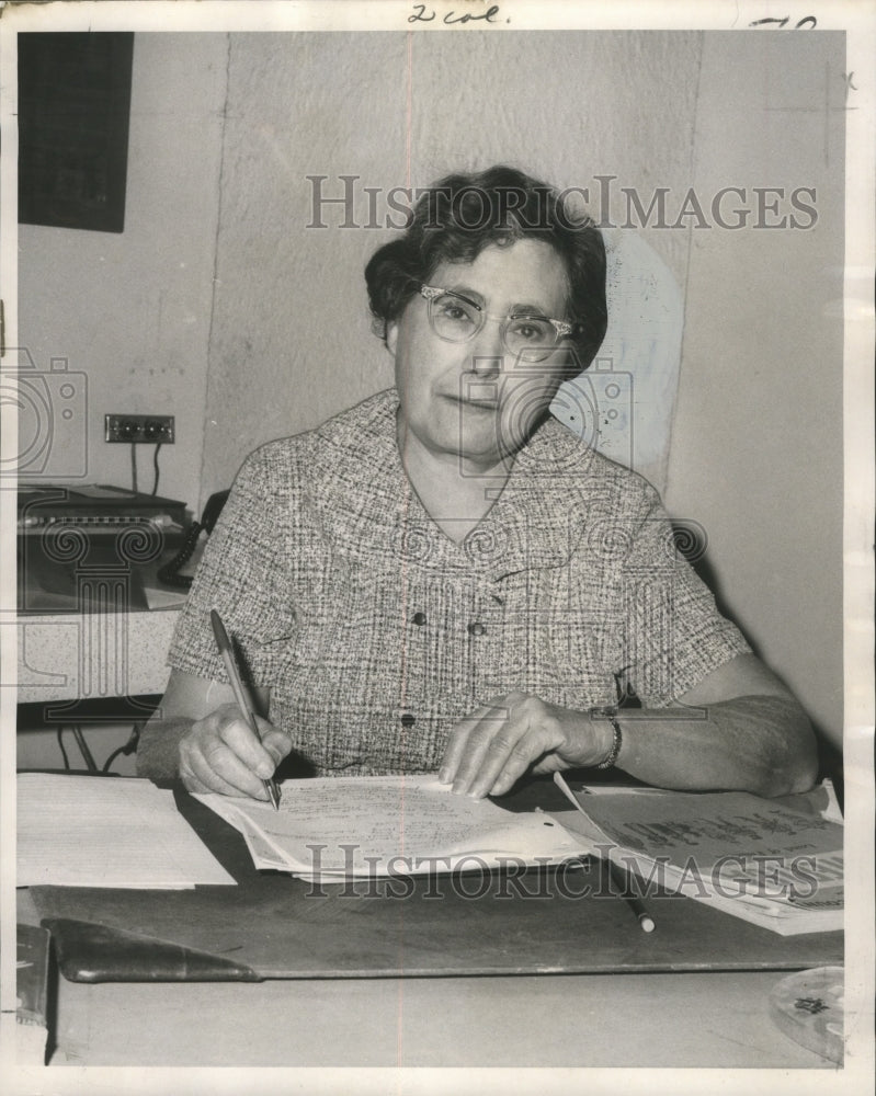 1968 Rose Capraro, outstanding teacher of American history-Historic Images