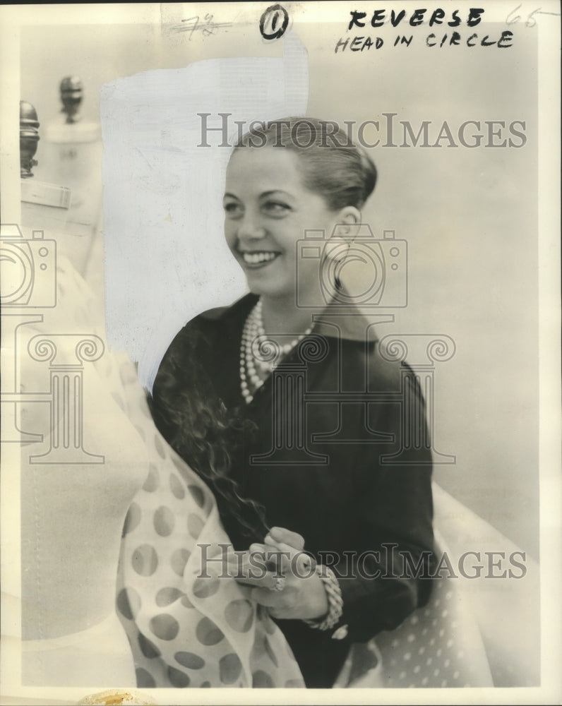 1955 Jeanne Campbell of Sportwhirl, American Fashion Designer - Historic Images