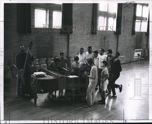 1966 Priest - Father Capistran Known as Friar Truck & Church Boys - Historic Images