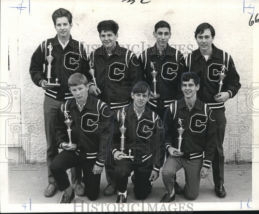 1968 Football Players Honored at Capdau's Award Banquet - Historic Images