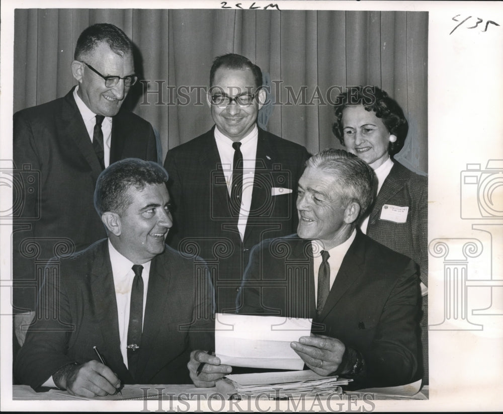 1964 Elected Officers of Louisiana Assoc. Mutual Insurance Agents - Historic Images