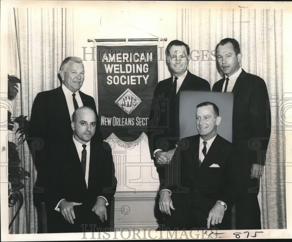 1965 Press Photo Officers of New Orleans Section, American Welding Society-Historic Images