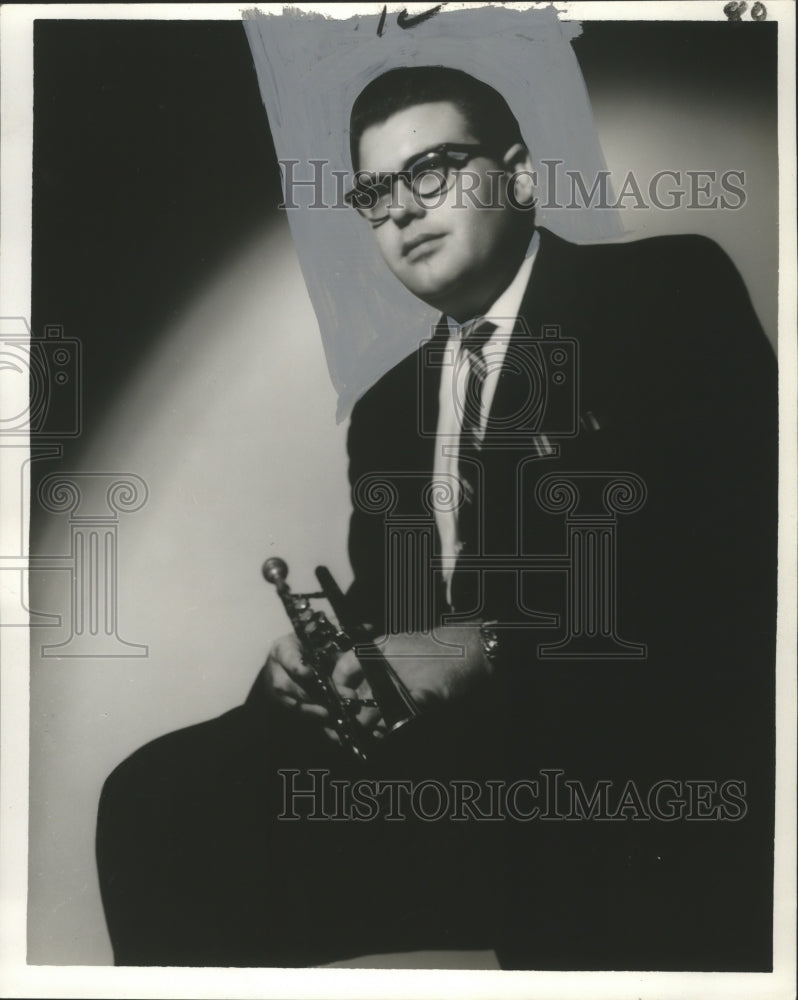 1960 Murphy Campo, Trumpet Player and Bandleader, to Play in Benefit - Historic Images