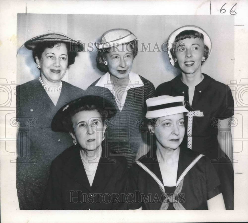 1957 Press Photo Organization - Officers of New Orleans Alumnae of Phi Beta - Historic Images