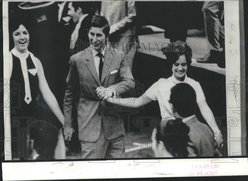 1970 Press Photo Prince Charles &amp; Princess Anne at YMCA in Auckland, New Zealand - Historic Images