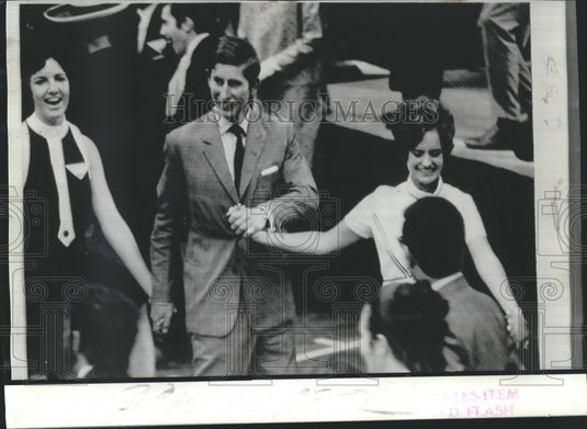 1970 Press Photo Prince Charles & Princess Anne at YMCA in Auckland, New Zealand - Historic Images