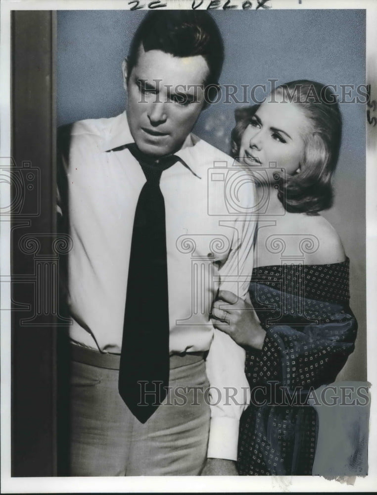 1979 Paul Burke, Martha Hyer in Once You Kiss A Stranger Movie, NBC - Historic Images