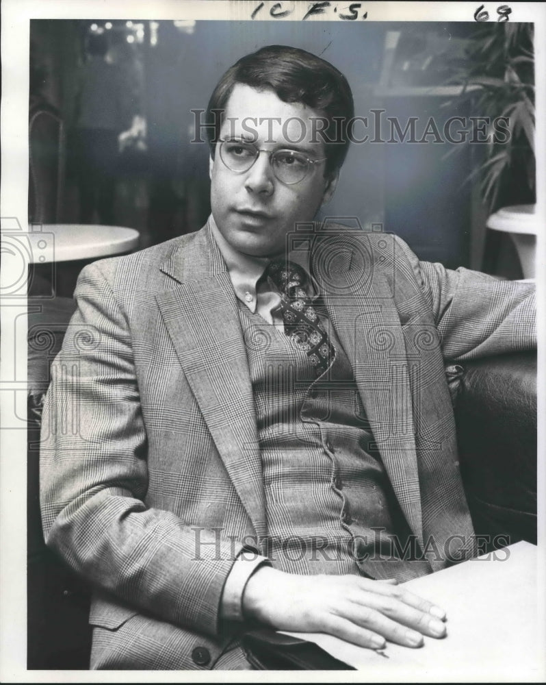 1973 David Callies, of a Chicago law firm that will study land use - Historic Images