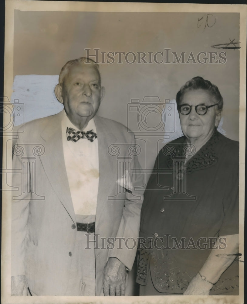 1956 Mr. &amp; Mrs. Angelo Castigliola Celebrate 60th Anniversary - Historic Images