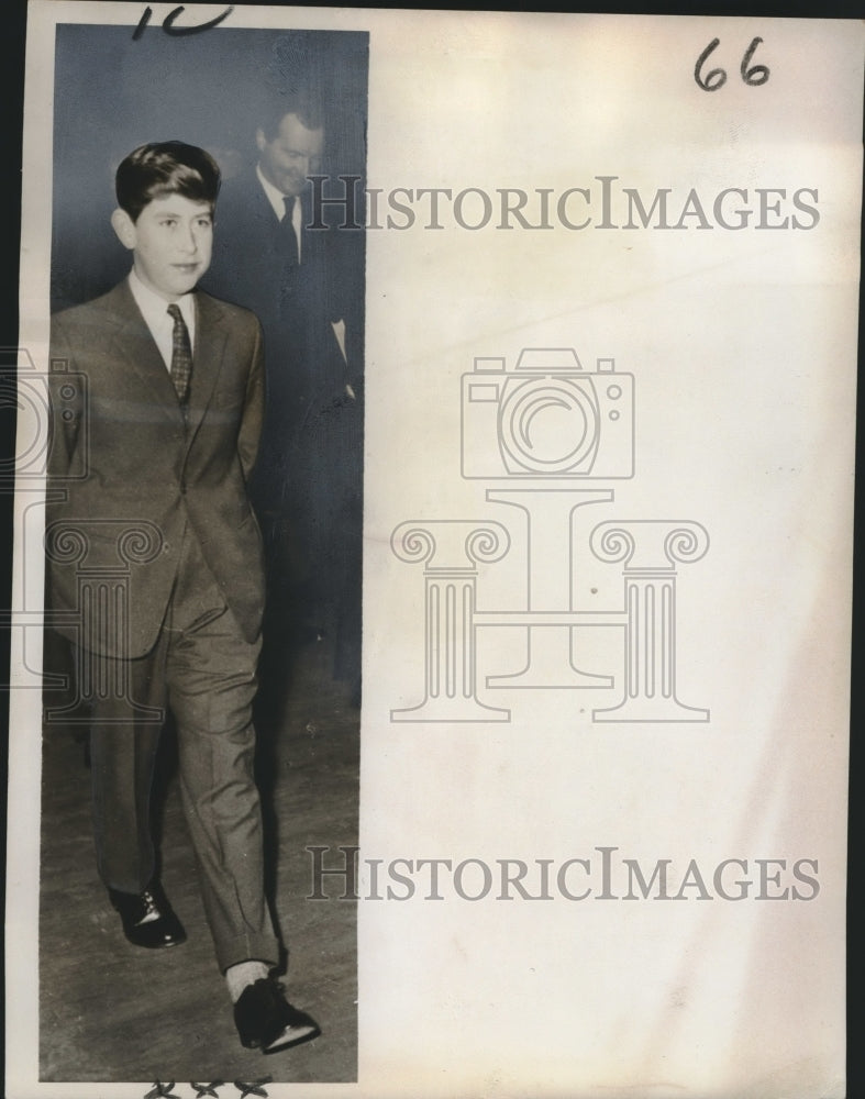 1962 Britain's 13-year-old Prince Charles, Gordonstoun, Scotland - Historic Images