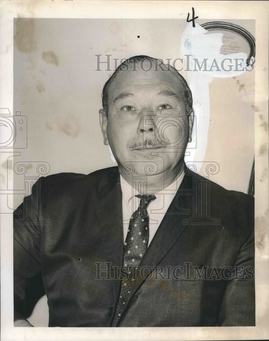 1967 Press Photo Ivor Cobley, British Consul Commercial Officer, New Orleans-Historic Images