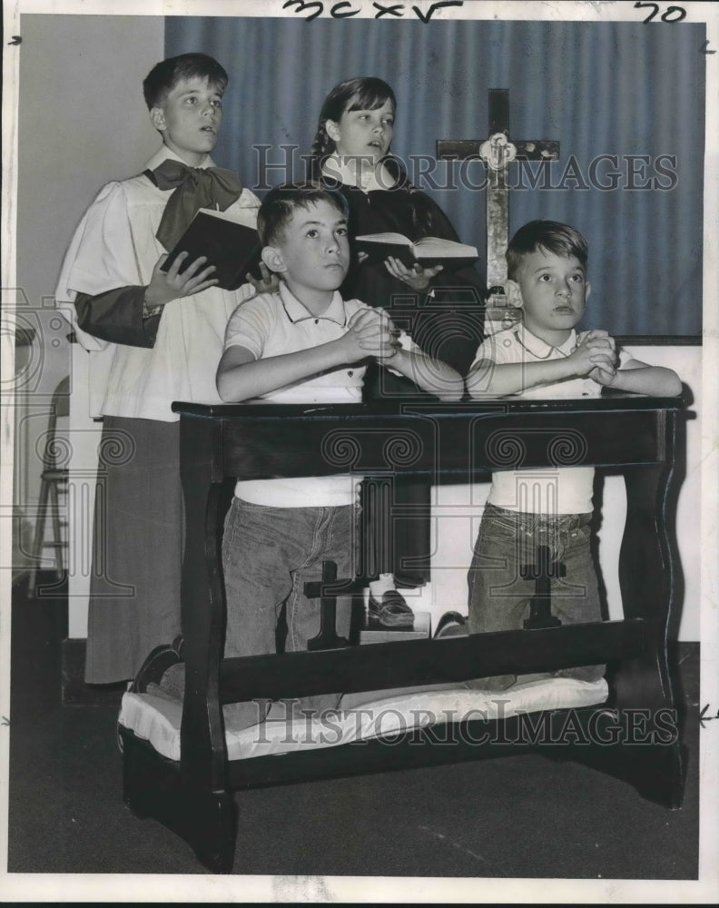 1966 Richard Rodgers, Tim Rodgers and Others on Day of Prayer Event - Historic Images