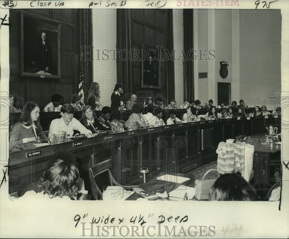 1973 New Orleans High School Students Visit Washington DC - Historic Images