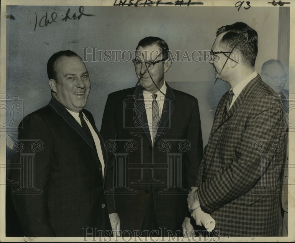 1961 Jack Gremillion, Gordon Madison &amp; Freeman Leverett at court - Historic Images