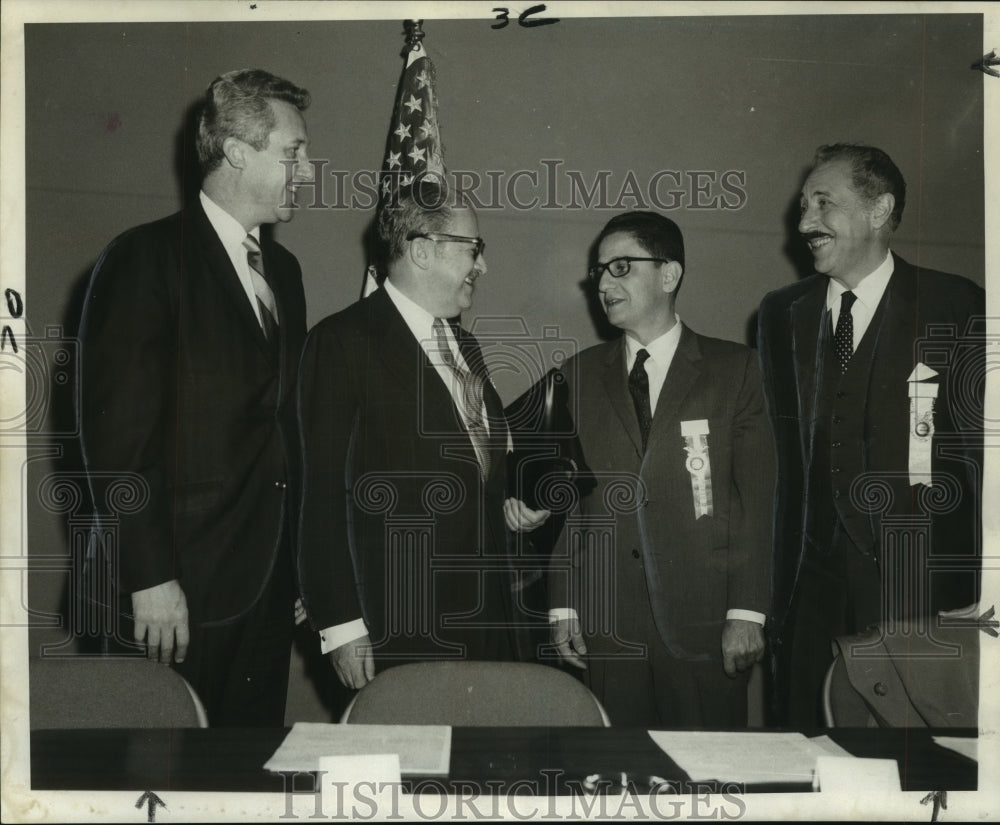 1968 Alberto Cuevos and company at IAMO inaugural session - Historic Images