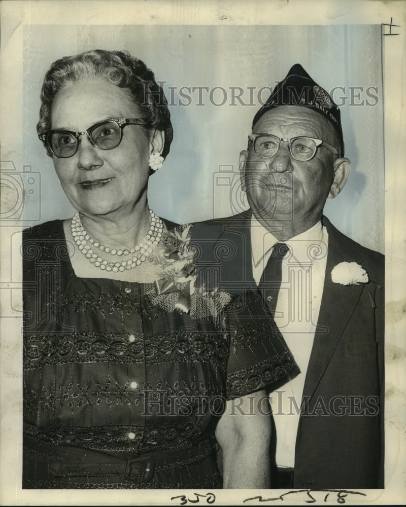 1965 Mrs. Edez Cline and Tony Cline Installed as New Officers, DAV - Historic Images