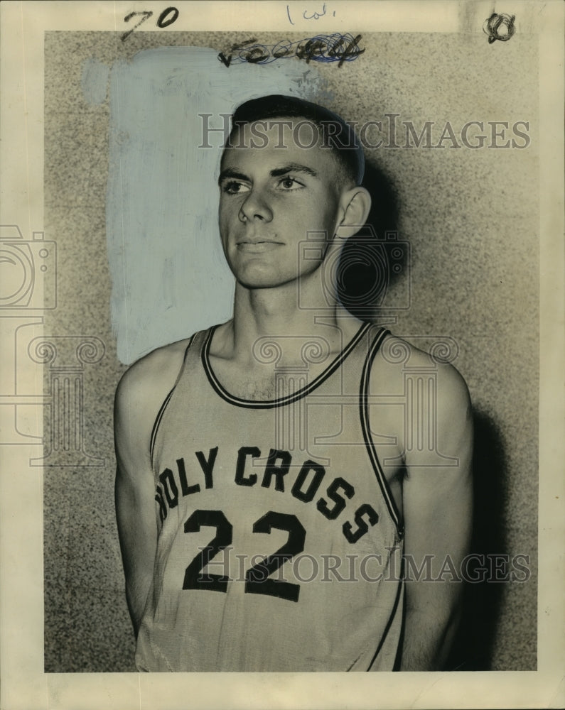 1965 Press Photo Holy Cross basketball player, Ronnie Ciolino - noo06832-Historic Images