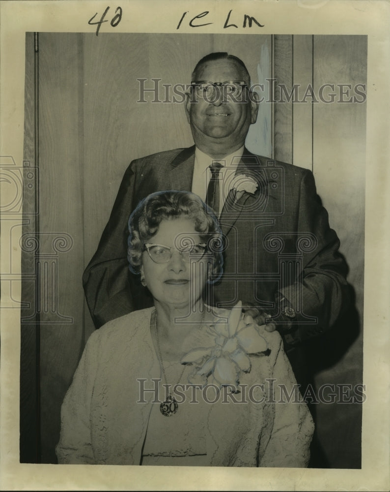 1965 Mr. &amp; Mrs. Frank Cimino celebrate their 50th anniversary - Historic Images