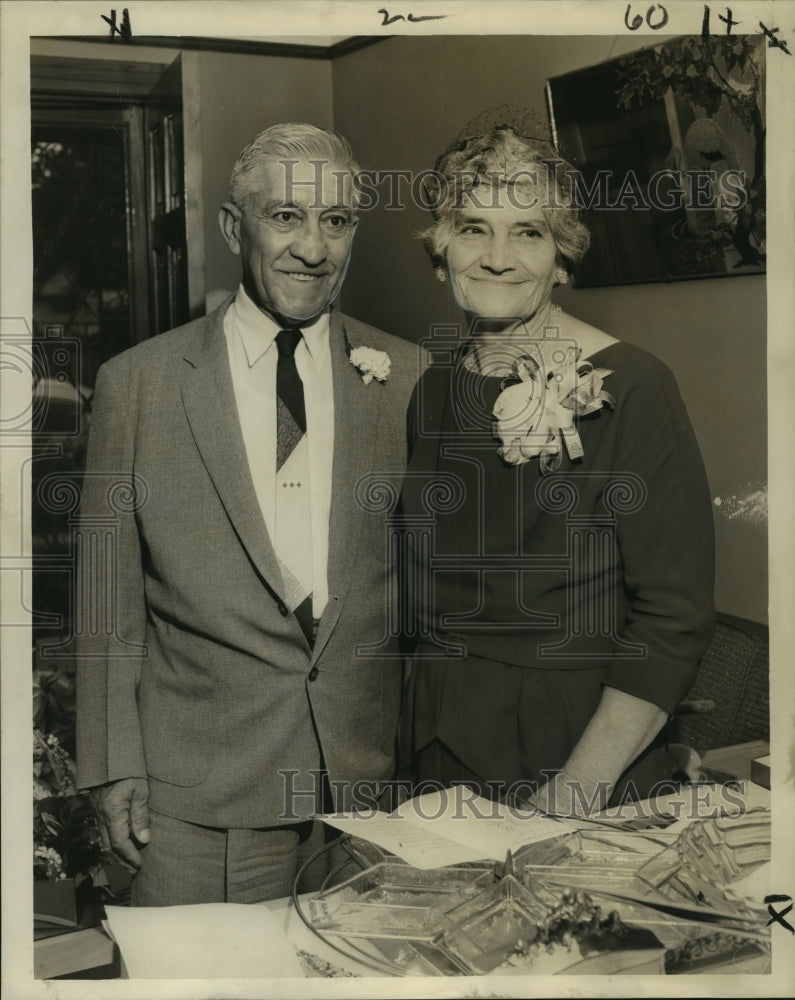 1959 Mr, and Mrs. Natale Culotta celebrated 50th wedding anniversary - Historic Images