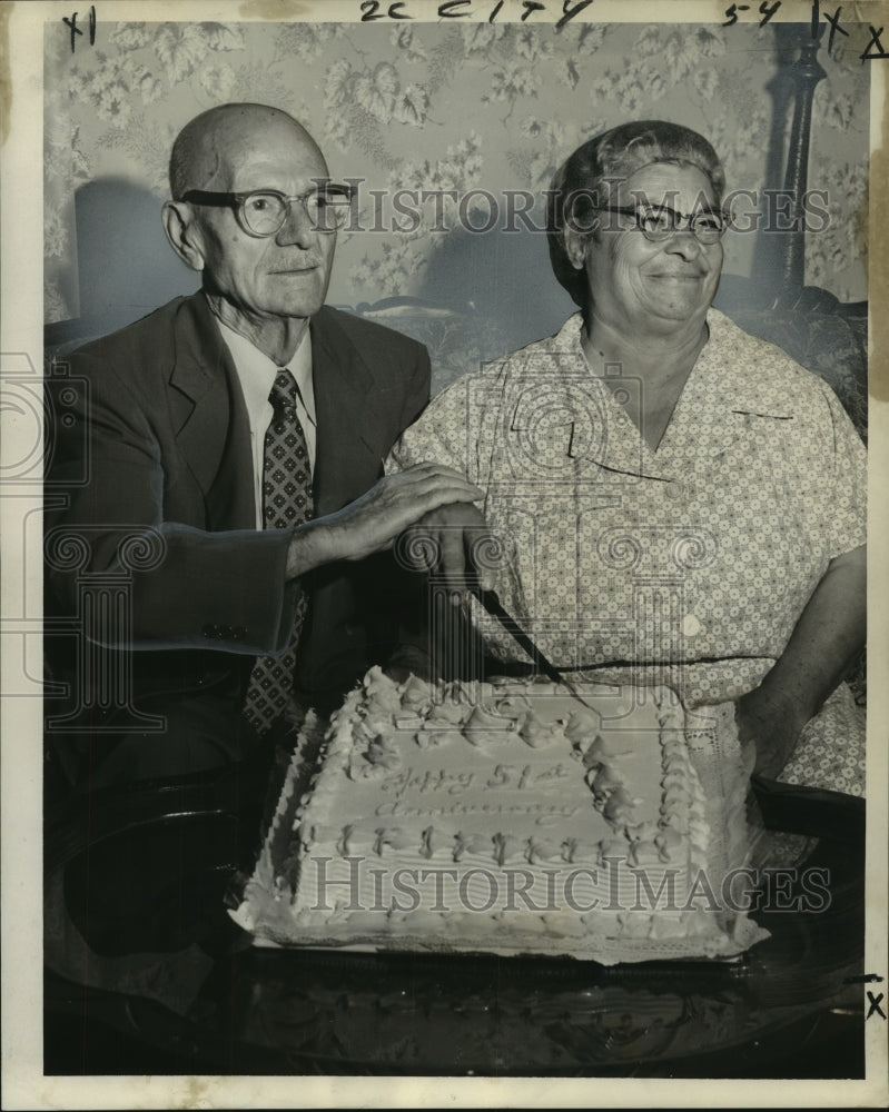 1960 Mr. and Mrs. Anthony Culmone celebrate 51st wedding anniversary - Historic Images