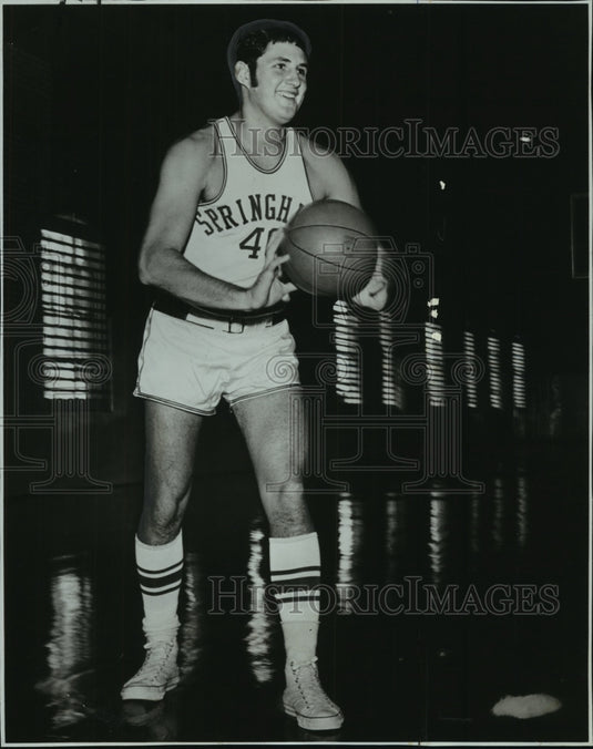 1971 Press Photo Mark Czerniak of Spring Hill basketball team - noo07148- Historic Images