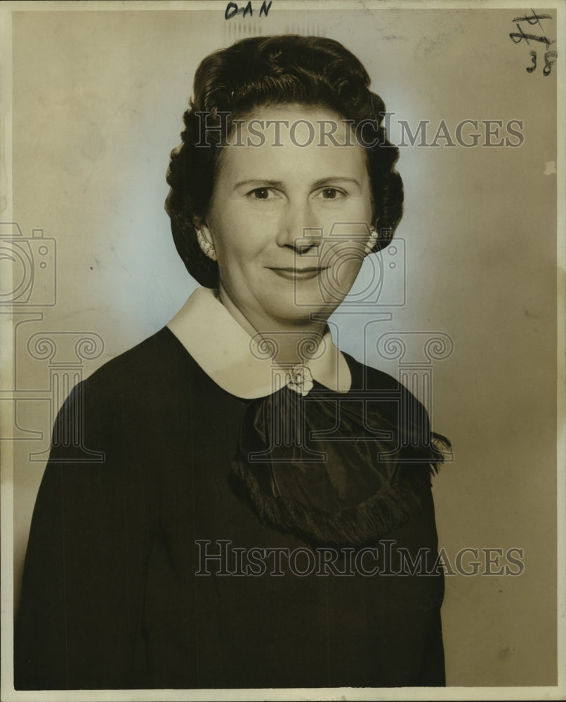 1958 Mrs. Stephen Danos, Audubon garden club president - Historic Images