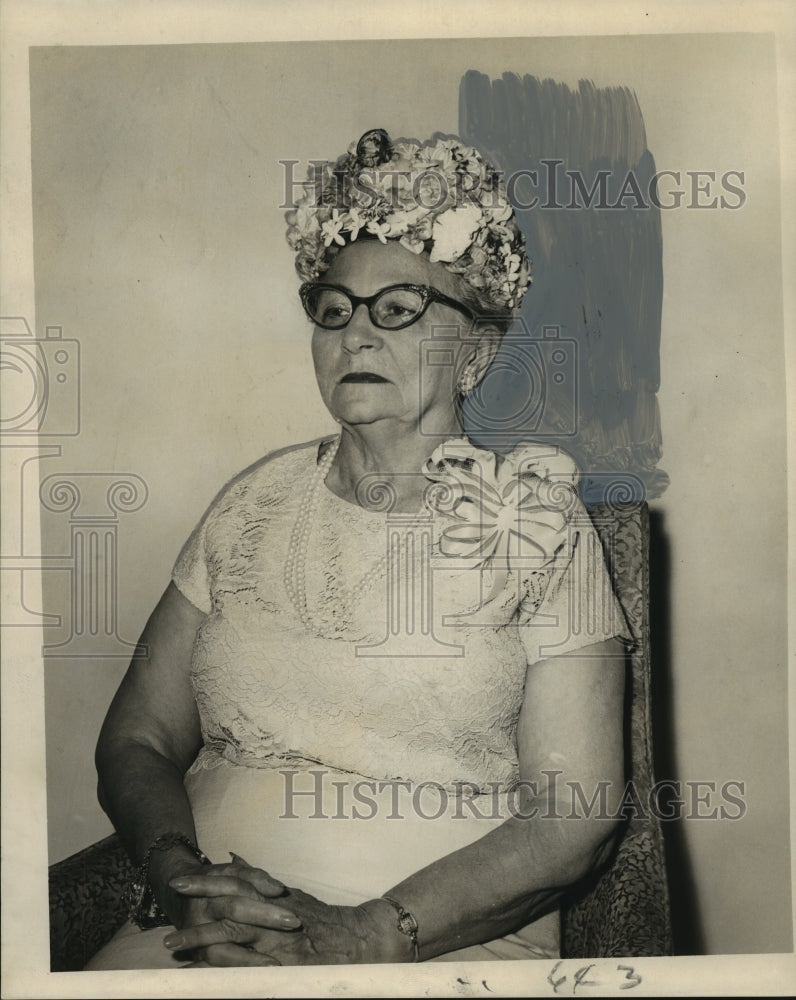 1965 Louisiana Pharmaceutical Women&#39;s president Mrs. Philip Cusumano - Historic Images