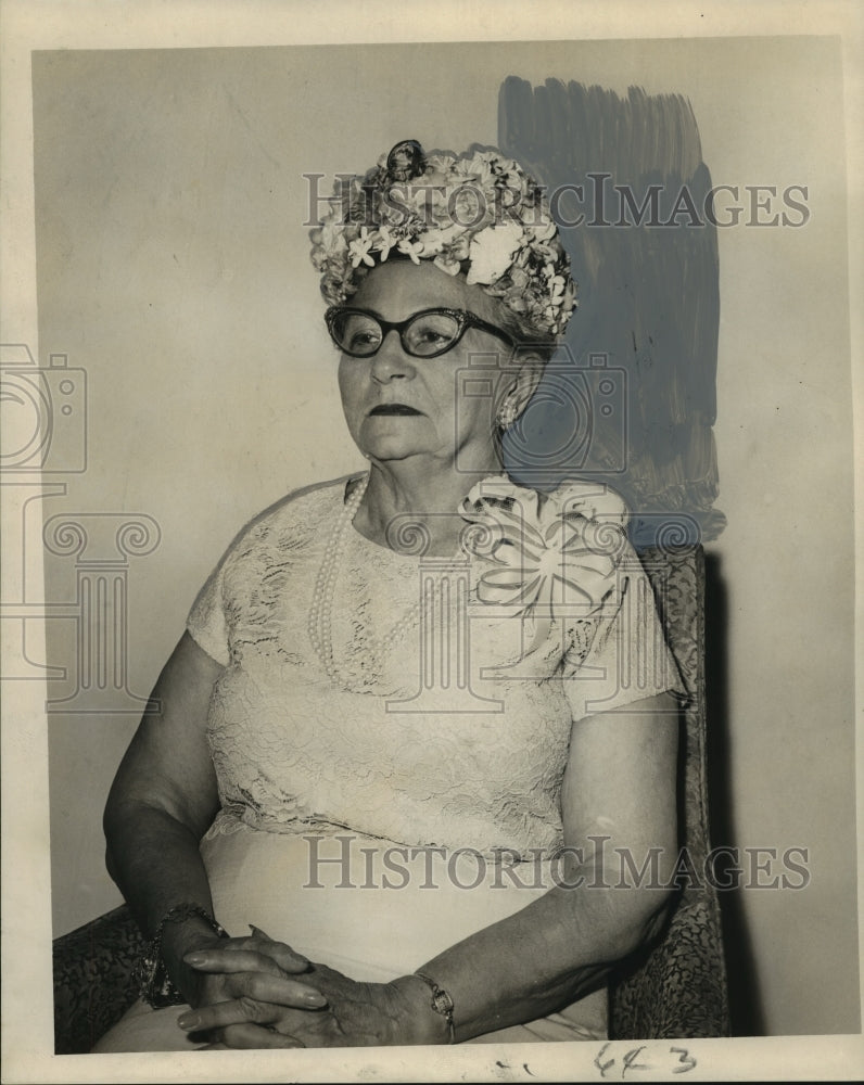 1965 Louisiana Pharmaceutical Women's president Mrs. Philip Cusumano - Historic Images