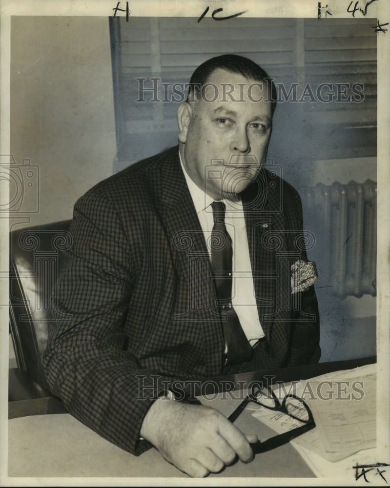 1960 Press Photo Matthew Creed, Retired Post Office Senior Field Service Officer-Historic Images