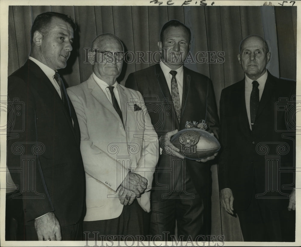 1967 Press Photo Louisiana State University Football Bigwigs at Sports Reception-Historic Images