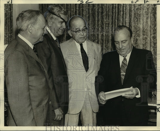 1970 Press Photo Former Governors, Attorneys in Texas/Louisiana Boundary Trial- Historic Images