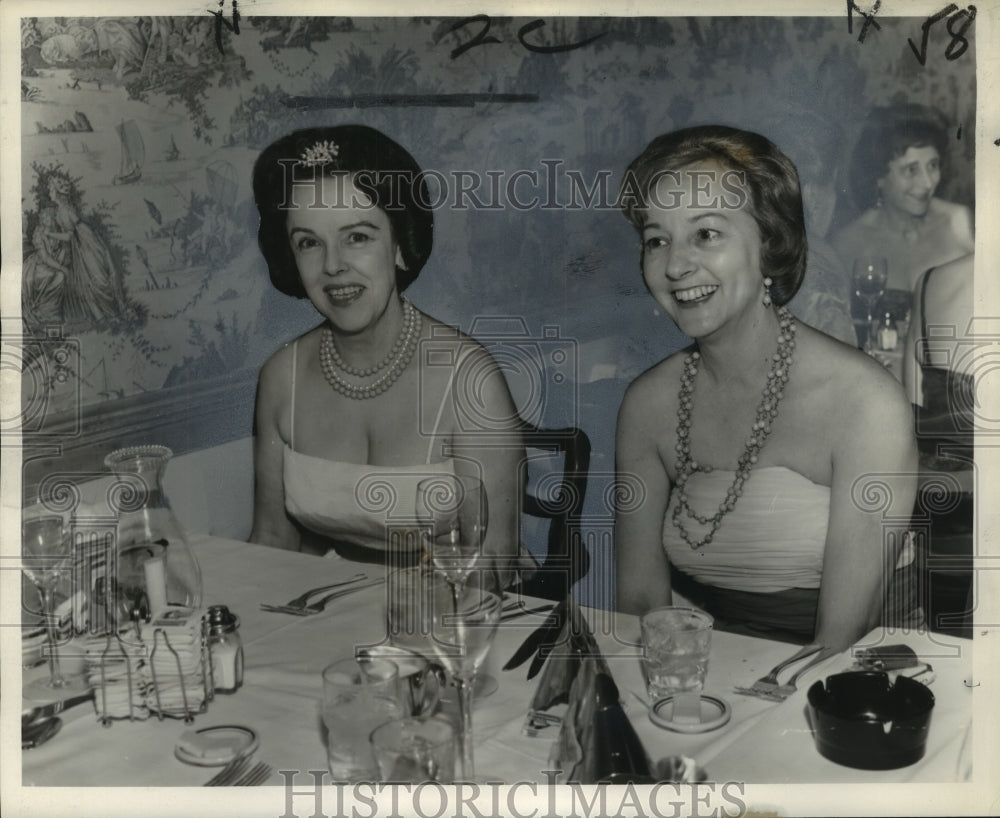 1962 Press Photo Leaders of Women&#39;s Guild of the Opera at pre-opera fete-Historic Images