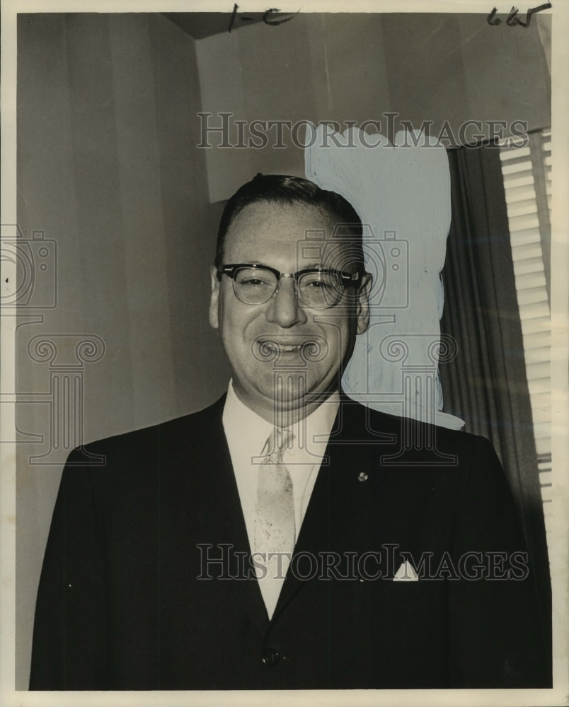 1962 Press Photo Robert Crown, Navy League speaks about obsolete vessels of Navy-Historic Images