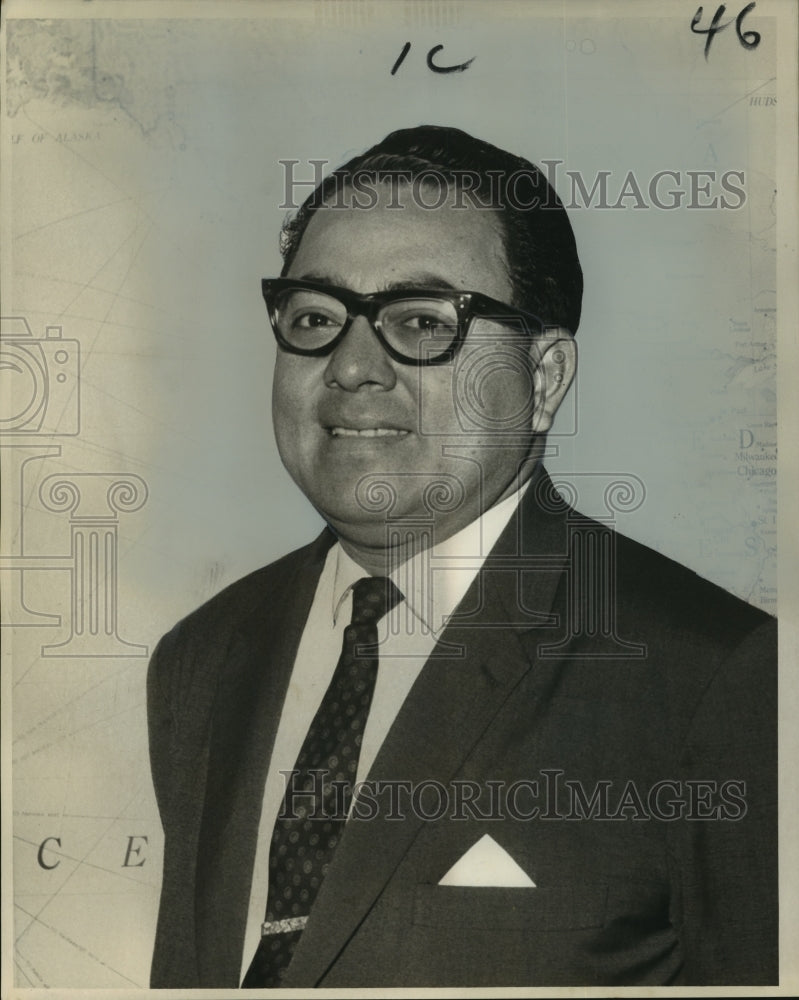 1964 Pedro Abelardo Delgado, head of the SIECA - Historic Images