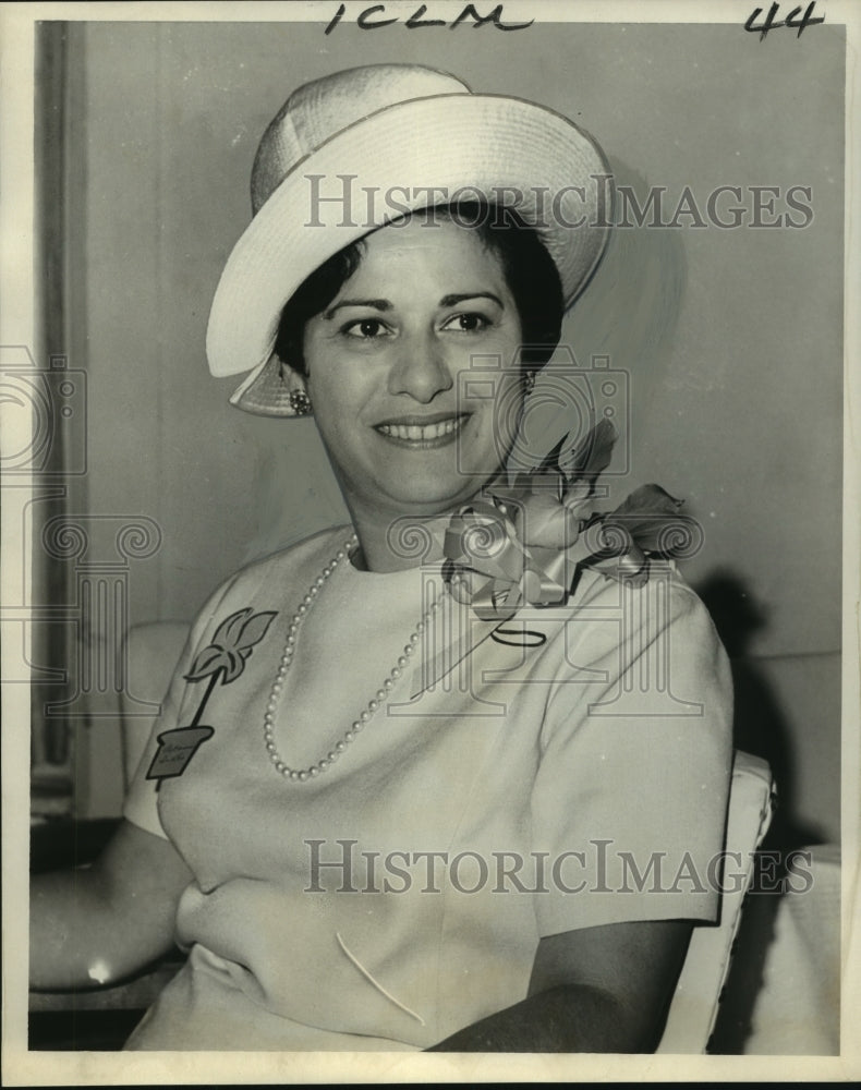 1967 Lakeshore Woman's Club president Mrs. Frank P. DiLeo - Historic Images