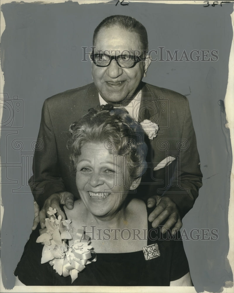 1969 Mr. &amp; Mrs. William Dougall celebrate 50th wedding anniversary - Historic Images