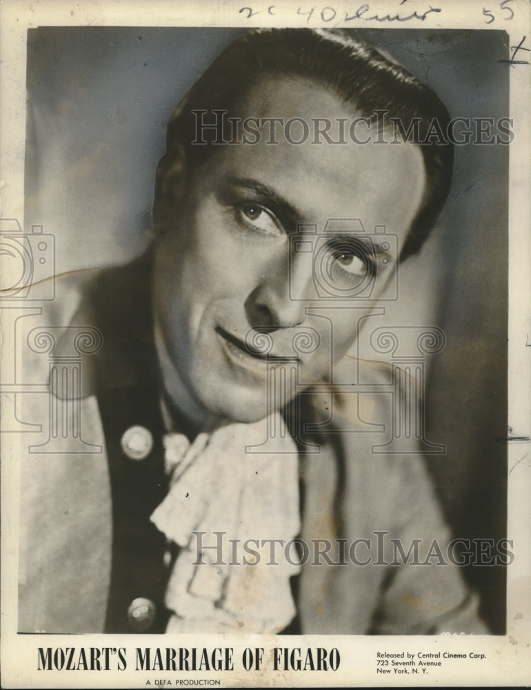 1951 Willie Domgraf-Fossbander in the film &quot;The Marriage of Figaro.&quot; - Historic Images