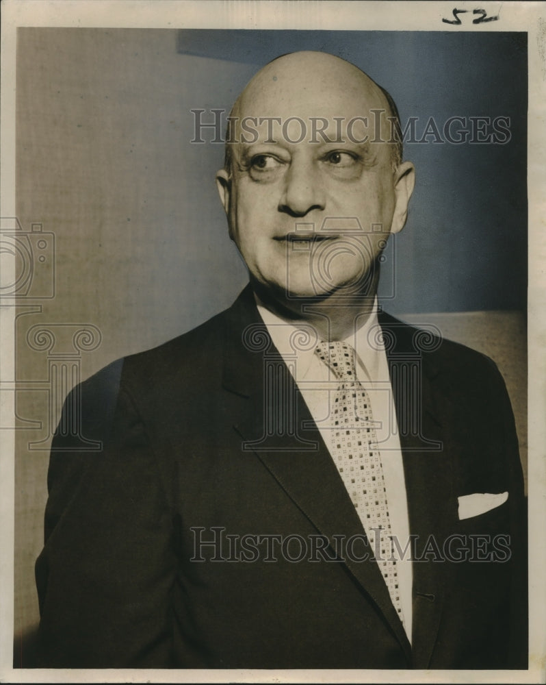 1958 Press Photo Mayor L. Dresner - noo10713- Historic Images